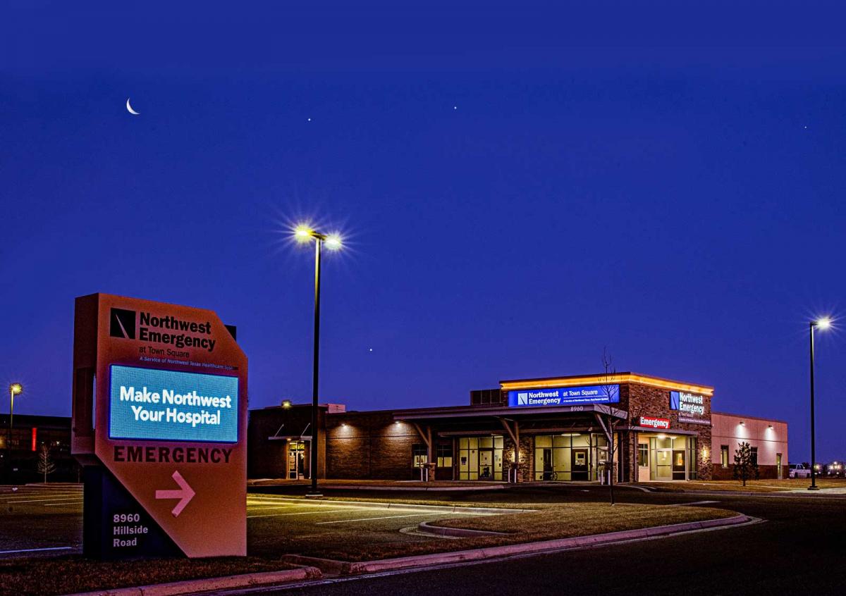 Photo of Northwest Emergency at Town Square at night