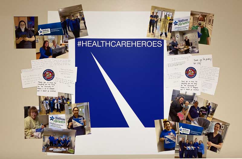 Healthcare Heroes Wall