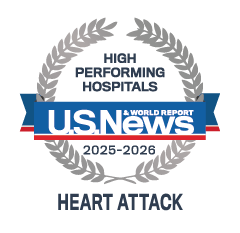 US News and World Report Heart Attack logo