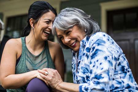 Two Women Laughing