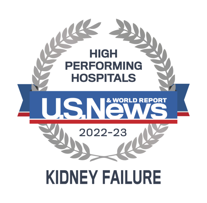 US News and World Report kidney failure