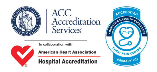 ACC accredited chest pain center with primary PCI