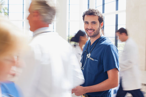 nurse in hospital