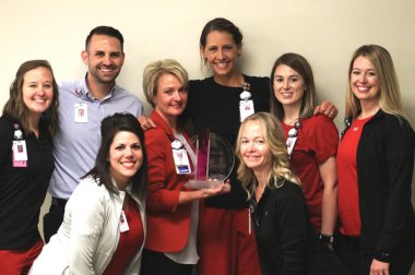 The Northwest team with the distinguished PassyMuir award The Northwest team with the distinguished PassyMuir award