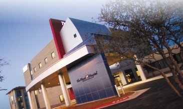 Exterior image of the front of the Heart Hospital